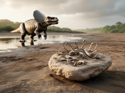 290 Millionen Jahre altes „Kotz-Fossil” enthüllt uralten Superjäger