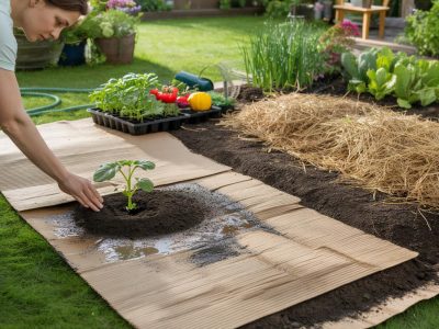 Der einfache Karton-Trick, der Ihren Garten im Frühling mühelos verwandelt