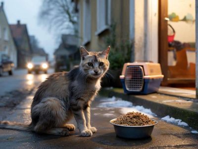 Der streunende Kater an der Tür: Warum Füttern ihn nicht rettet