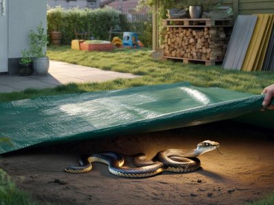 Die unsichtbare Gefahr im Garten: Warum diese Abdeckplane Schlangen anzieht