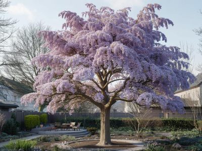 Dieser rasend schnell wachsende Baum sticht sogar Bambus aus – und blüht in atemberaubender Violett-Pracht