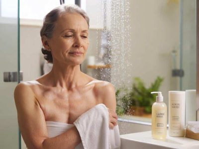 Duschen ab 60: Wie oft ist es noch gesund – und was tut Ihrer Haut jetzt gut?