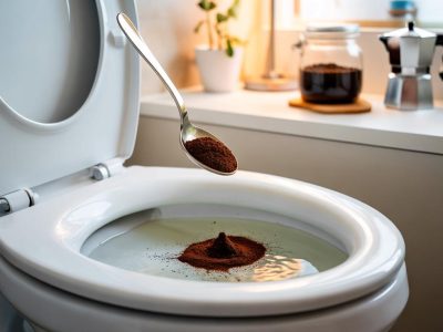 Ein Löffel Kaffeesatz im Toilettenbecken: Warum der Trend jetzt Sinn ergibt