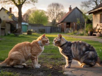 Frühling lässt Katzen streitsüchtiger werden: Warum jetzt so viele Revierkämpfe stattfinden