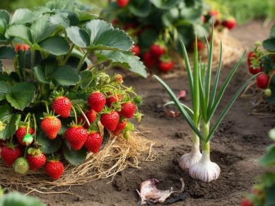 Geniale Lösung gegen angeknabberte Erdbeeren: Die Knoblauchknolle bringt die Ernte zurück