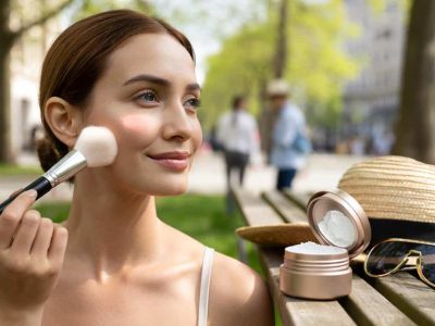 Keine Sonnencreme mehr? Wie Zinkoxid-Puder meine Haut vor Frühlingssonne schützt