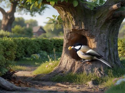 Locken Sie die scheue Sumpfmeise mit diesem Baum in Ihren Garten