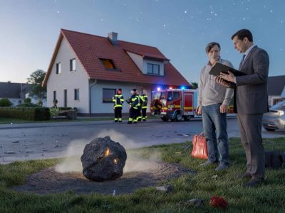 Meteorit im Vorgarten: Was Brocken vom Himmel wert sind und wer für Schäden aufkommt