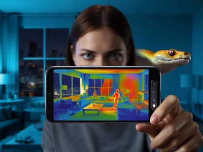 Neue Schlangen-Technologie: Wie Smartphones bald Wärmebilder sehen können