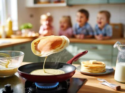 Perfekt fluffige Pfannkuchen in Rekordzeit: Mit diesem einfachen Trick gelingt der Teig sofort!