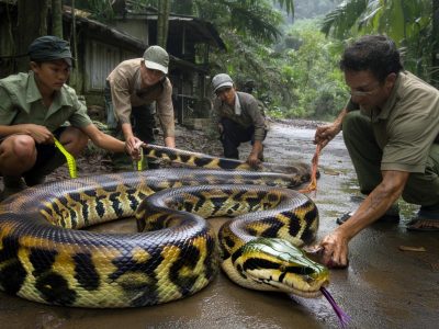 Rekord-Riesenpython „Die Baronin”: Diese Schlange sprengt alle Vorstellungen