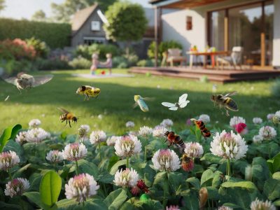 Tatsächlich mehr Insekten im Klee? Was Gartenbesitzer darüber wissen müssen
