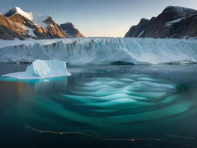 Unsichtbare Riesenwellen unter Grönland lassen die Gletscher rascher zerbröckeln