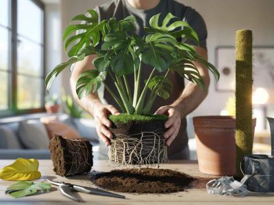 Wann ist der perfekte Zeitpunkt gekommen, die Monstera umzutopfen?